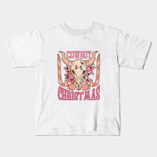 Cowboy Christmas Kids T-Shirt